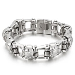 Pulsera De Titanio Con Calavera Popular Y Genial