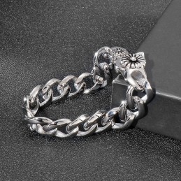 Pulsera De Titanio Con Hebilla De Caracol Para Hombre, Estilo Chic Y Popular
