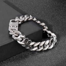 Pulsera De Titanio De Hip Hop Para Hombre
