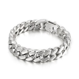 Pulsera De Titanio De Hip Hop Para Hombre