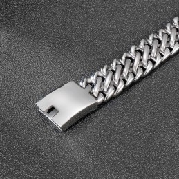Pulsera De Titanio Para Hombre, Estilo Hip Hop Rock