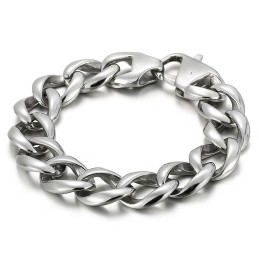 Pulsera De Titanio Estilo Hip Hop Chic Para Hombre