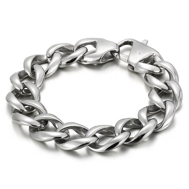 Pulsera De Titanio Estilo Hip Hop Chic Para Hombre Pulsera De Titanio Estilo Hip Hop Chic Para Hombre