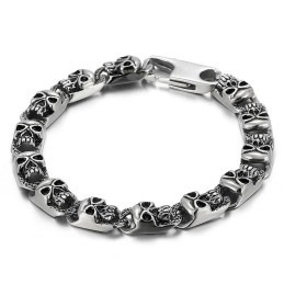 Pulseras De Calavera De Titanio Para Hombre