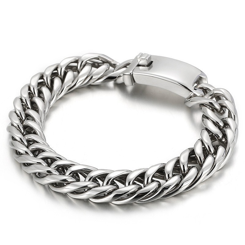 Pulsera De Titanio De Color Sólido Moderna Y De Moda Urbana Para Hombre Pulsera De Titanio De Color Sólido Moderna Y De Moda Urbana Para Hombre