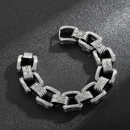 Pulseras De Hombre Con Estampado Elegante