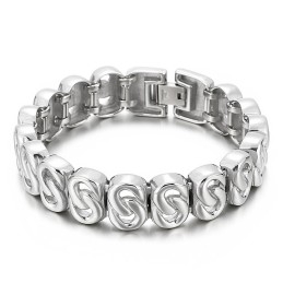 Pulsera De Titanio Fundido De Hip Hop