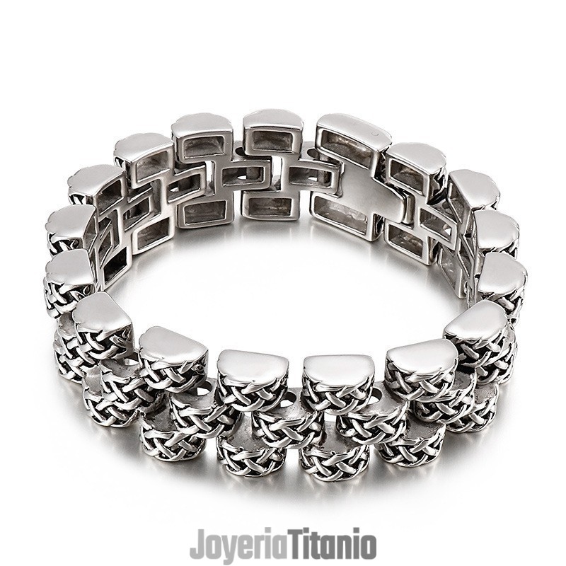Pulsera De Titanio Para Hombre Coarse Cool Pulsera De Titanio Para Hombre Coarse Cool