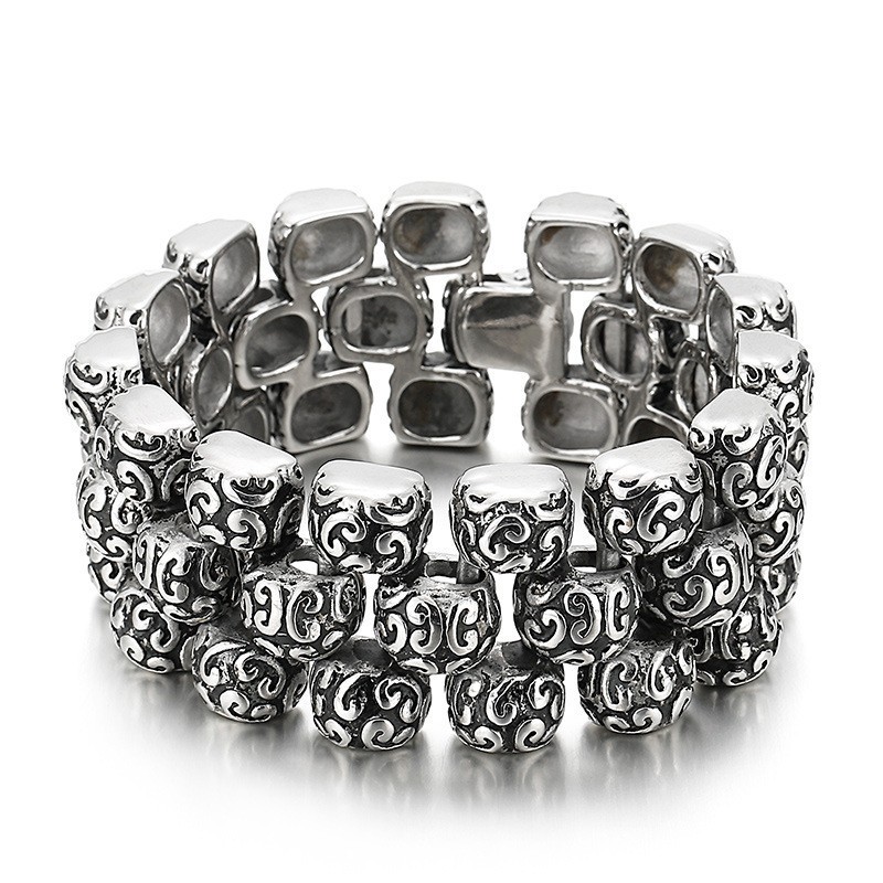 Pulsera De Titanio Para Hombre Coarse Cool Pulsera De Titanio Para Hombre Coarse Cool