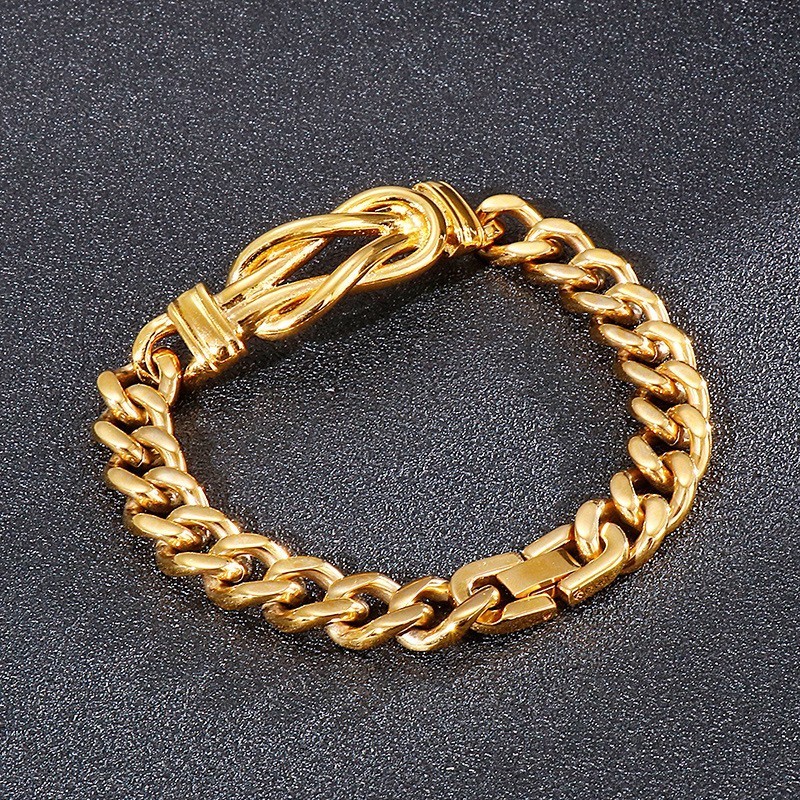 Pulseras De Titanio Anudadas Para Hombre