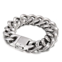 Pulseras De Titanio Brillante De Moda Para Hombre