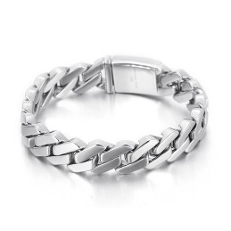 Pulsera De Titanio De Estilo Chic Para Hombre