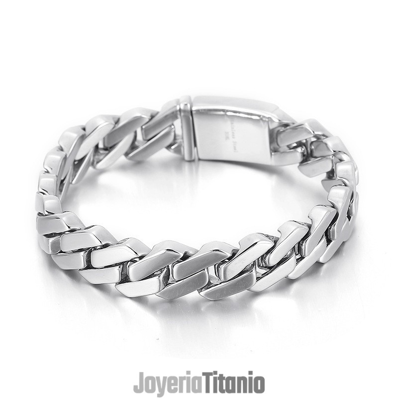 Pulsera De Titanio De Estilo Chic Para Hombre