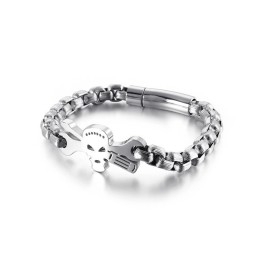 Pulsera De Calavera De Titanio Para Hombre
