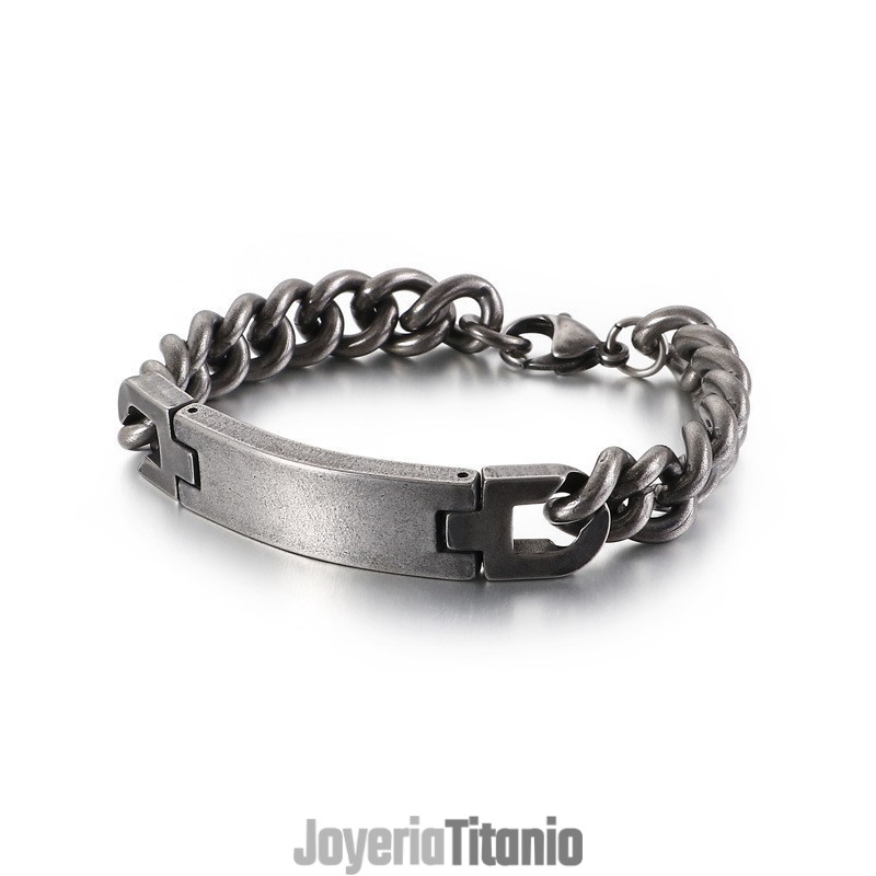 Pulsera De Titanio Fashion Bend Para Hombre Pulsera De Titanio Fashion Bend Para Hombre