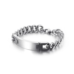 Pulsera De Titanio Para Hombre De La Marca Fashion Bend