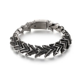 Pulsera De Titanio Para Hombre, Elegante, Exagerada Y Moderna