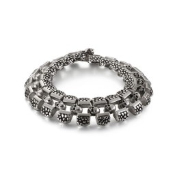 Pulsera De Titanio Elegante Y Exagerada Para Hombre