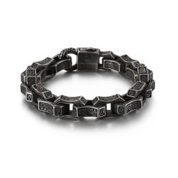 Nueva Pulsera De Titanio Elegante Para Hombre