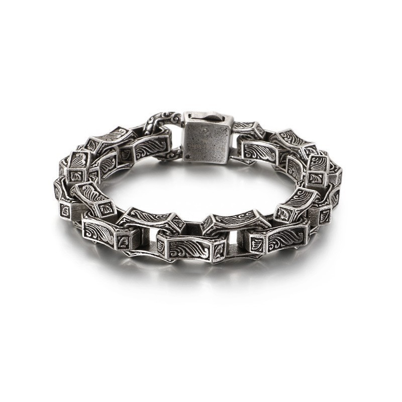 Nueva Pulsera De Titanio Elegante Para Hombre Nueva Pulsera De Titanio Elegante Para Hombre