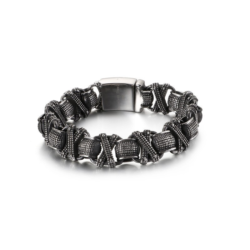 Pulsera Cool Cross De Titanio Para Hombre Pulsera Cool Cross De Titanio Para Hombre
