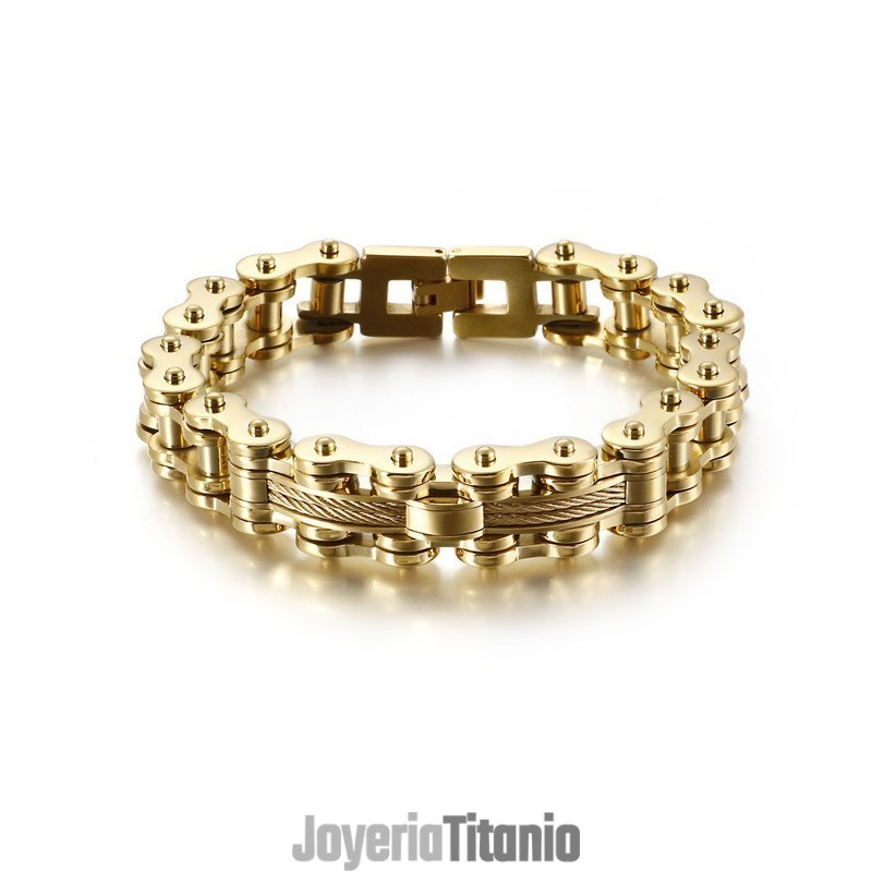 Pulsera De Titanio Tide Para Hombre, Estilo Rockero Pulsera De Titanio Tide Para Hombre, Estilo Rockero