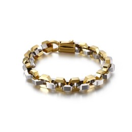 Pulsera De Moda Geométrica Para Hombre, Accesorios De Titanio Tide