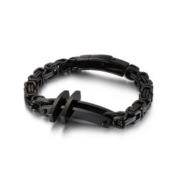 Nuevas Pulseras De Titanio Para Hombre Pulseras Cruzadas Clásicas