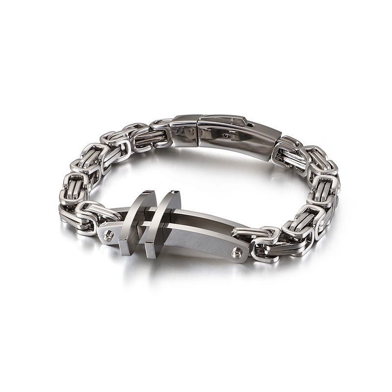 Nuevas Pulseras De Titanio Para Hombre Pulseras Cruzadas Clásicas Nuevas Pulseras De Titanio Para Hombre Pulseras Cruzadas Clásicas