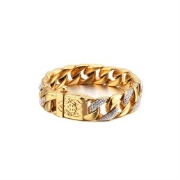Pulsera De Diamantes De Moda Para Hombre