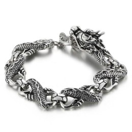 Pulsera De Dragón De Titanio Para Hombre