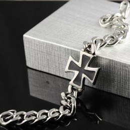 Pulseras Cruzadas De Titanio Para Hombre