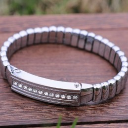 Pulseras De Diamantes De Titanio Para Hombre