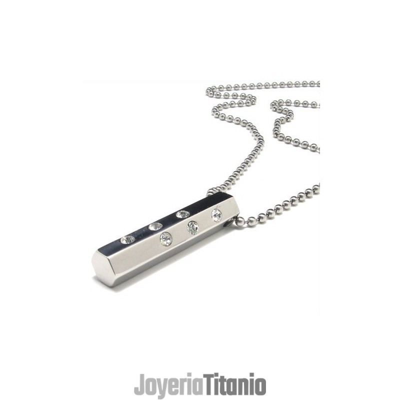 Collar Con Colgante De Diamantes De Titanio Para Hombre, Regalo De Moda Collar Con Colgante De Diamantes De Titanio Para Hombre, Regalo De Moda