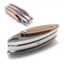 Colgante De Collar De Titanio Puro Shuttle Para Hombre