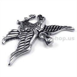 Colgante De Águila De Titanio - Cadena Gratis