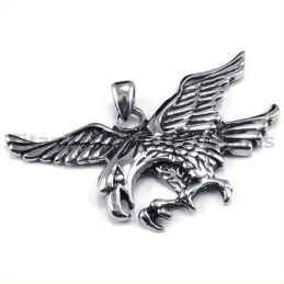 Colgante De Águila De Titanio - Cadena Gratis