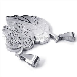 Colgantes De Titanio "Love You" Con Cadenas Sin Diamantes