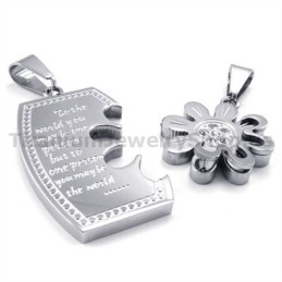 Colgantes De Titanio Para Amantes - Cadenas Gratis
