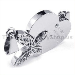 Te Esperaré Por Siempre. Colgantes De Titanio Para Amantes De La Joyería (Cadenas Gratis).
