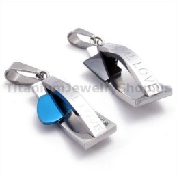 Colgantes De Titanio Para Amantes - Cadenas Gratis