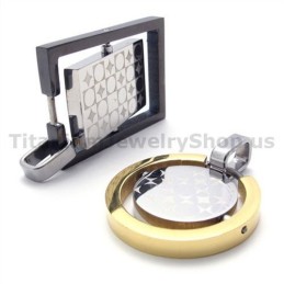 Colgantes De Titanio Para Él Y Para Ella - Cadenas Gratis