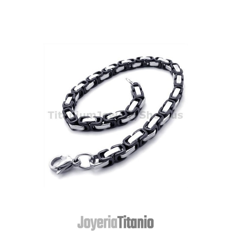 Pulsera De Titanio Negro Para Hombre Pulsera De Titanio Negro Para Hombre
