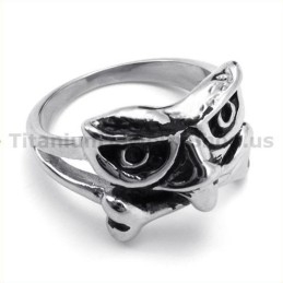 Anillo De Calavera De Titanio