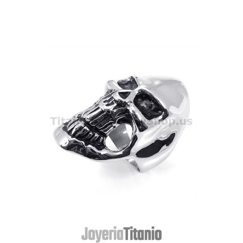 Anillo De Calavera De Titanio Anillo De Calavera De Titanio