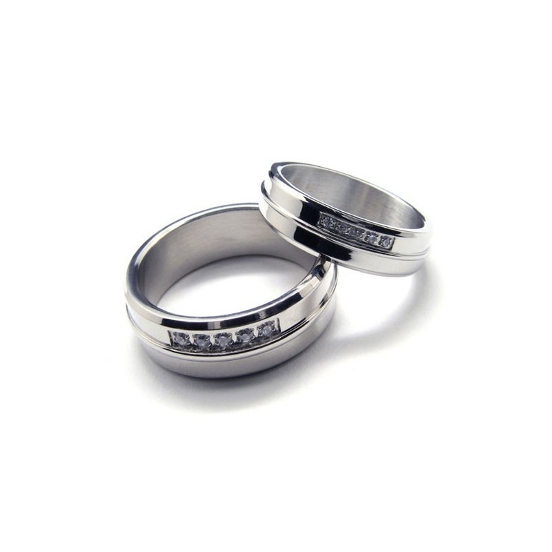 Anillos De Diamantes De Titanio Para Mujer