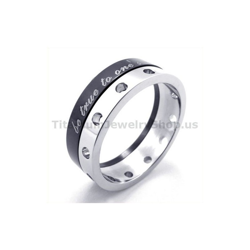 Anillo De Titanio Negro Anillo De Titanio Negro