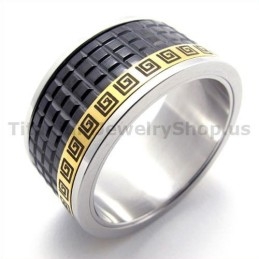 Anillo De Titanio Negro