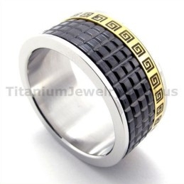 Anillo De Titanio Negro