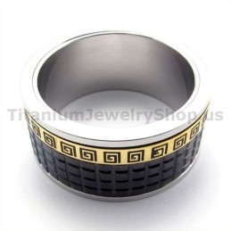 Anillo De Titanio Negro